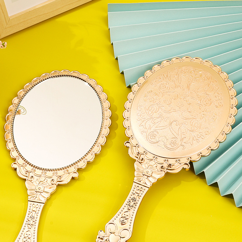 Beauty Rose Makeup - Miroir de maquillage vintage portable en
