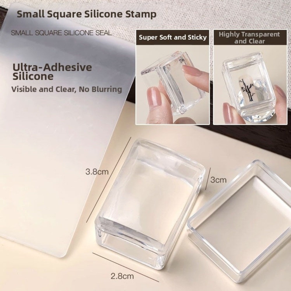 Nail Art Stamping Kit - Nouvelles plaques transparentes pour le nail