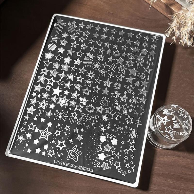 Nail Art Stamping Kit - Nouvelle plaque de stamping pour ongles