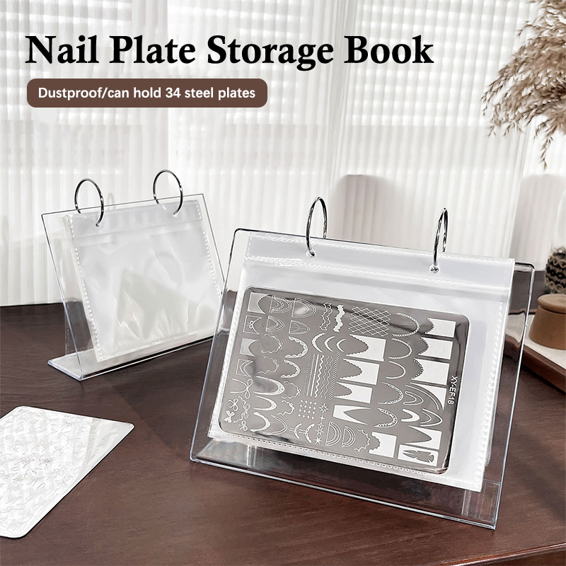 Nail Art Stamping Kit - Support de plaque d'estampage pour Nail