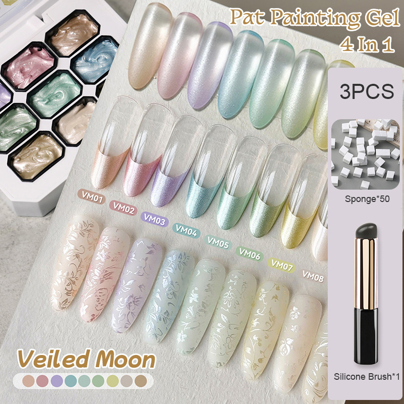 Nail Art Stamping Kit - UR SUGAR 3PCS Ensemble de gel