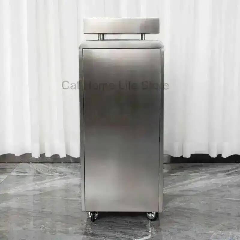 Beauty Without Makeup - Chariot d'atelier rose pour salon de