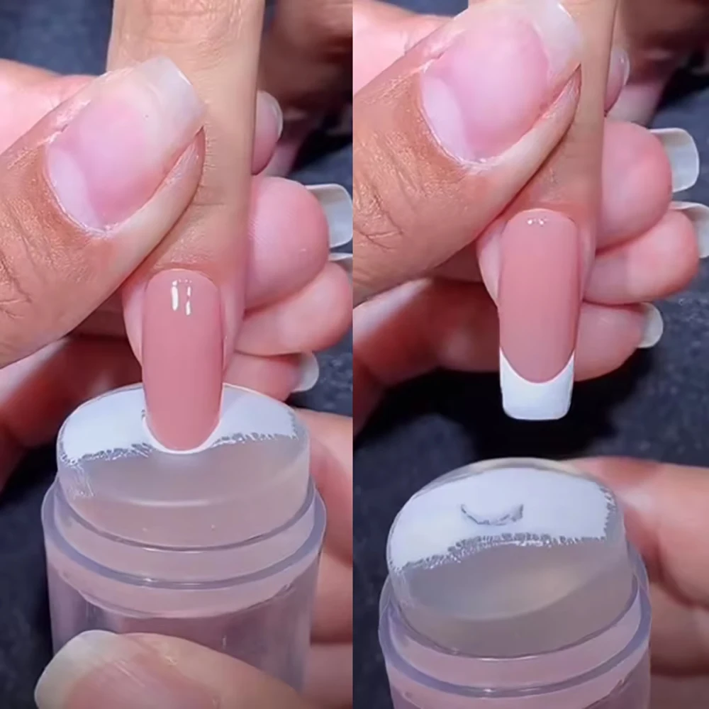 Nail Art Stamping Kit - Tampon à ongles gelée Silicone impression