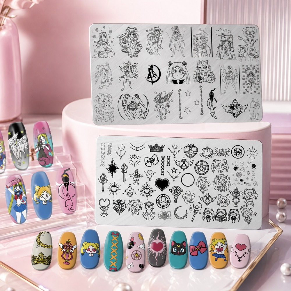 Plaque de tamponnage pour ongl - Nail Art Stamping Kit avis et prix