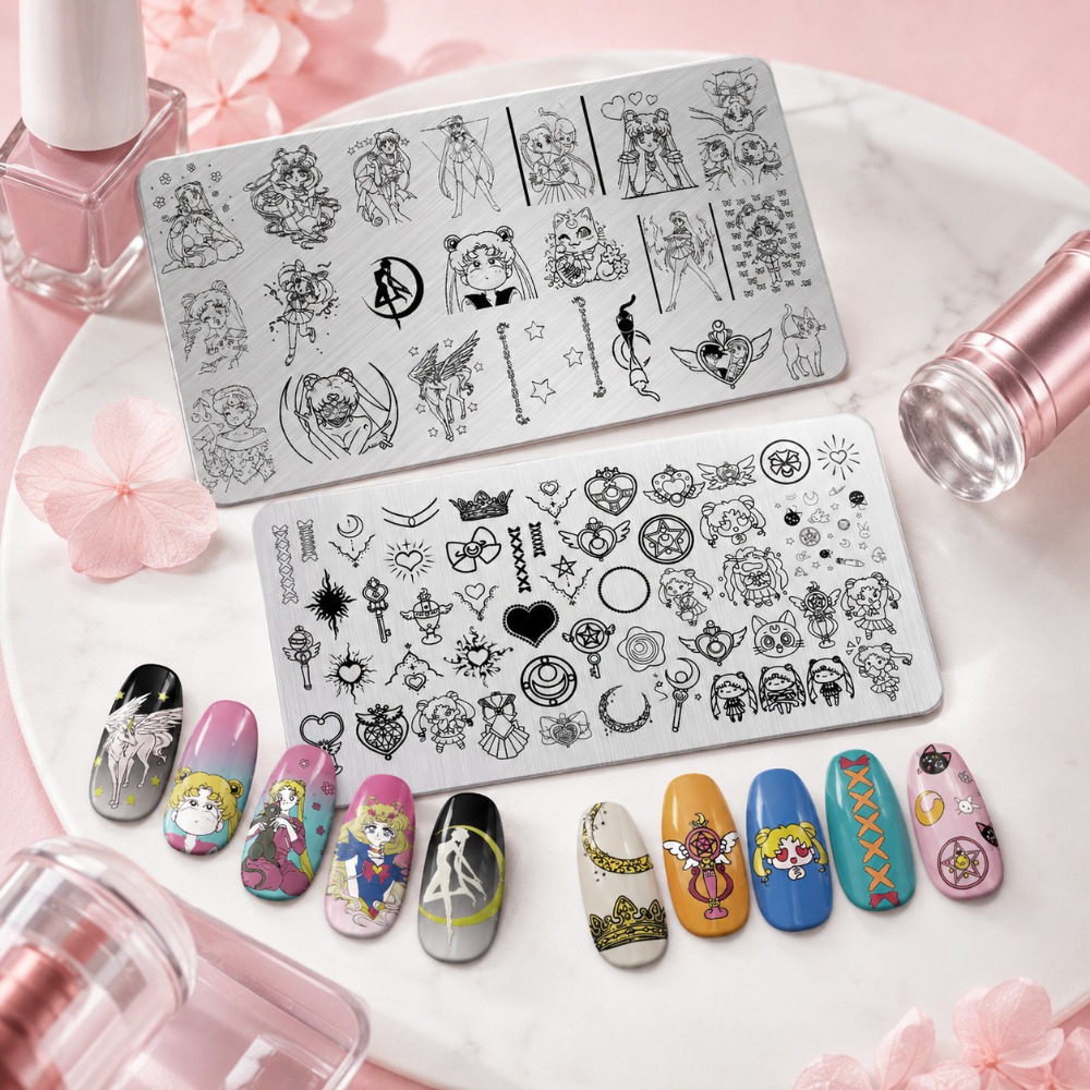 Plaque de tamponnage pour ongl - Nail Art Stamping Kit avis et prix