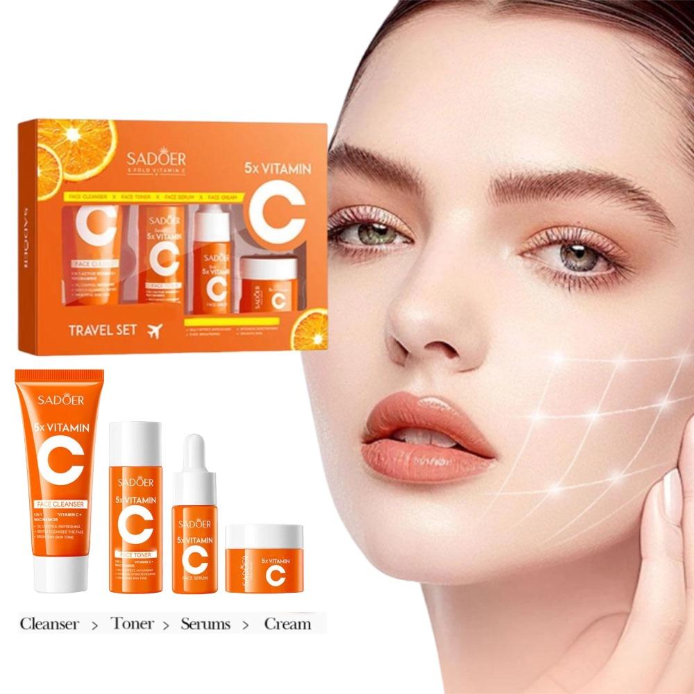 SADOER 4PCS Crème Visage Hydra - Vitamin C Serum Face avis et prix