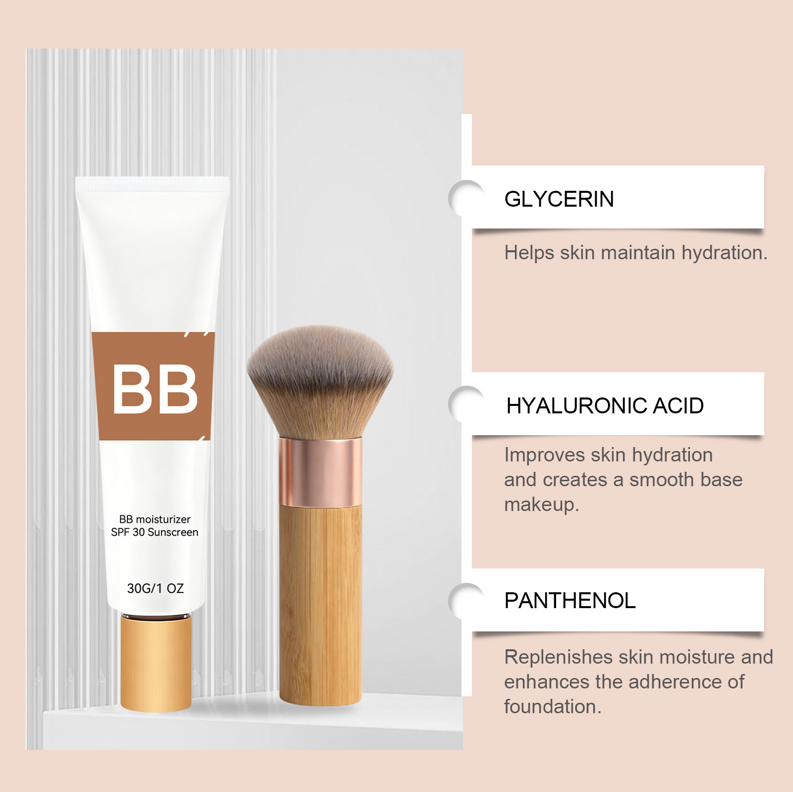 Crème hydratante teintée SPF 3 - Beauty Makeup Foundation avis et prix