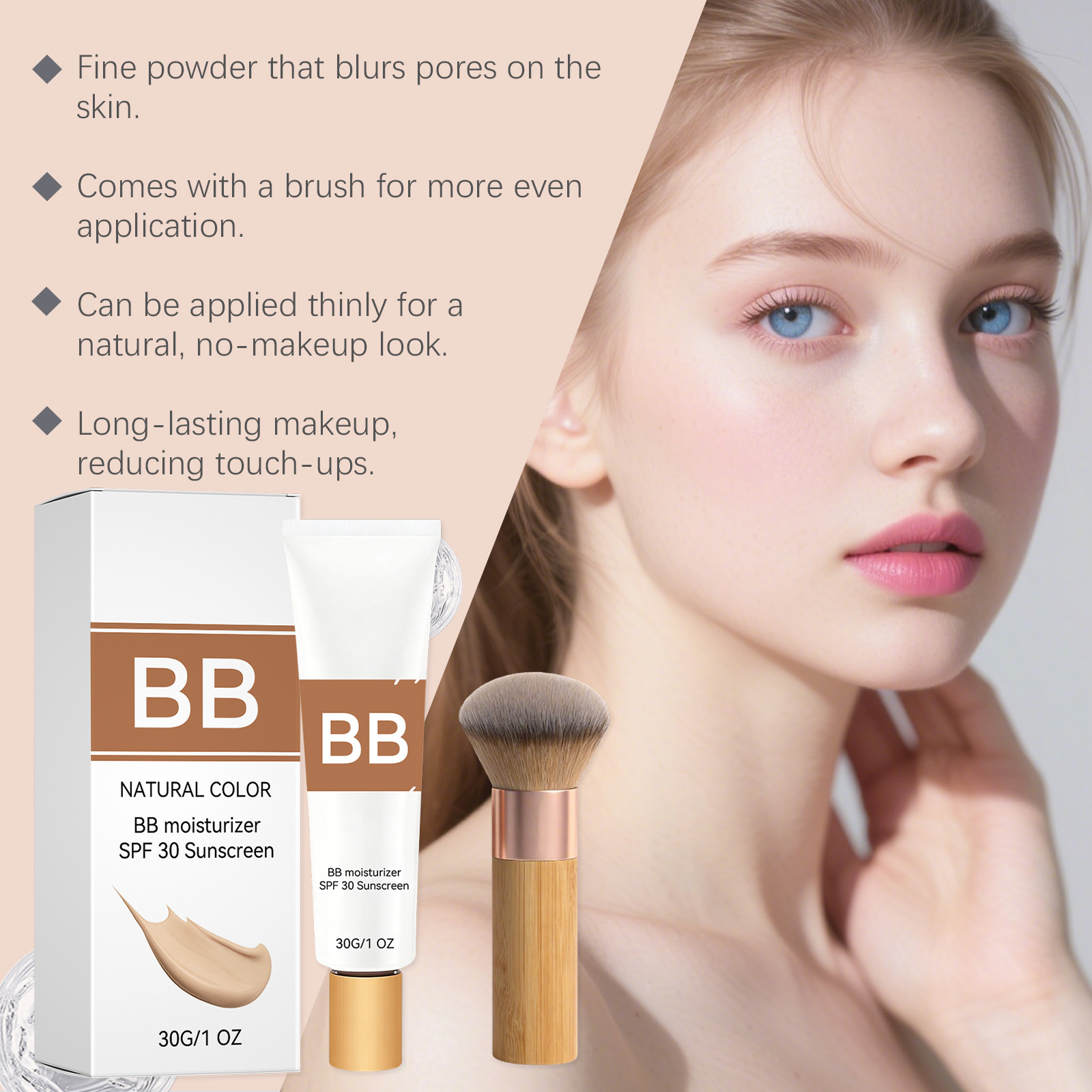 Crème hydratante teintée SPF 3 - Beauty Makeup Foundation avis et prix