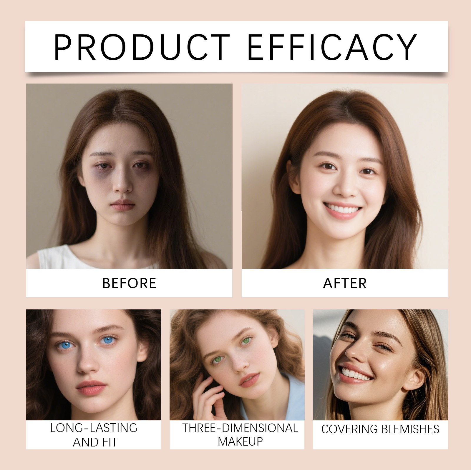 Crème hydratante teintée SPF 3 - Beauty Makeup Foundation avis et prix