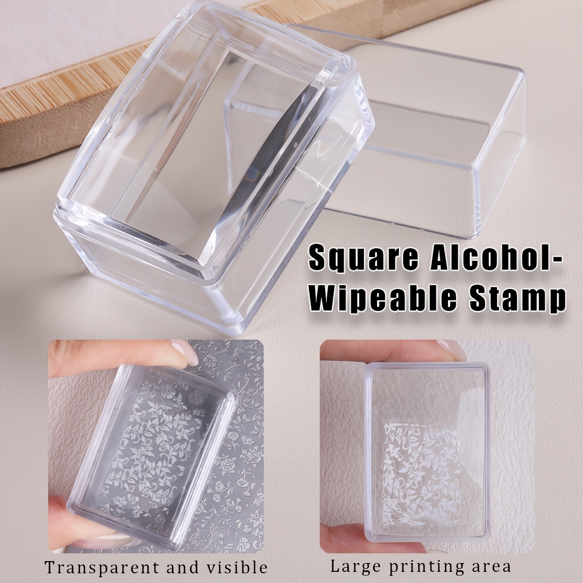 Kit de tampons à ongles carrés - Nail Art Stamping Kit avis et prix
