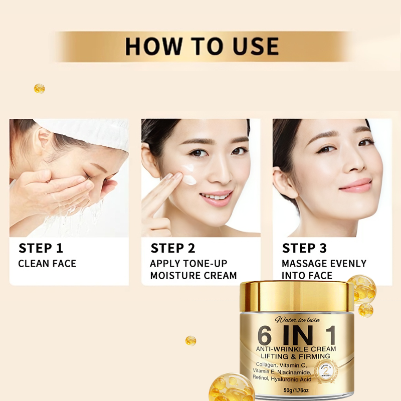 Crème anti-rides 6-en-1. Lifta - Vitamin C Serum Face avis et prix