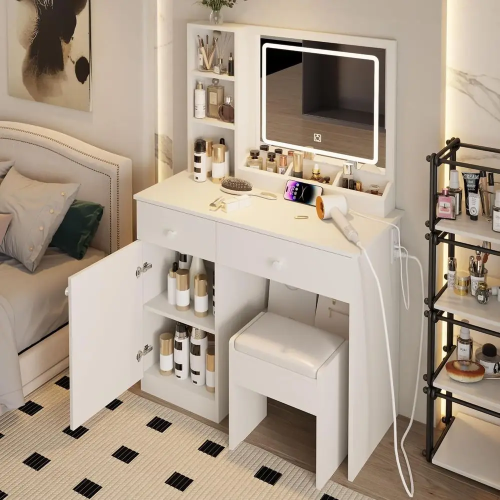 Ensemble de coiffeuse avec gra - Beauty Makeup Outlet avis et prix