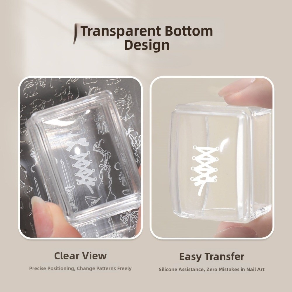Nouvelles plaques transparente - Nail Art Stamping Kit avis et prix