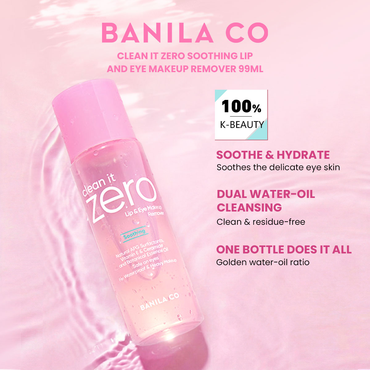 BANILA CO Clean it Zero Soothi - Beauty Makeup Korean avis et prix