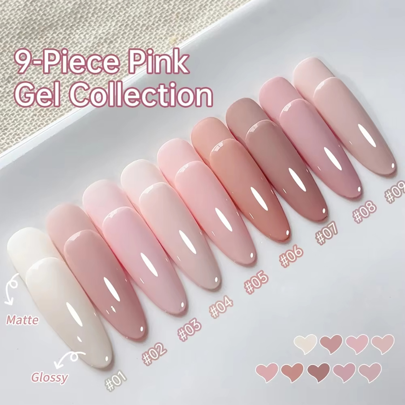 2026 Ensemble de 9 gels de pei - Nail Art Stamping Kit avis et prix