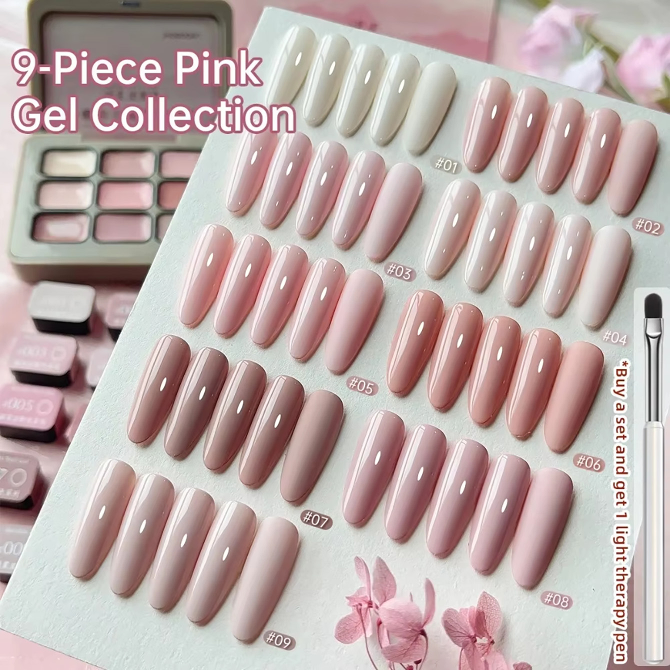 2026 Ensemble de 9 gels de pei - Nail Art Stamping Kit avis et prix