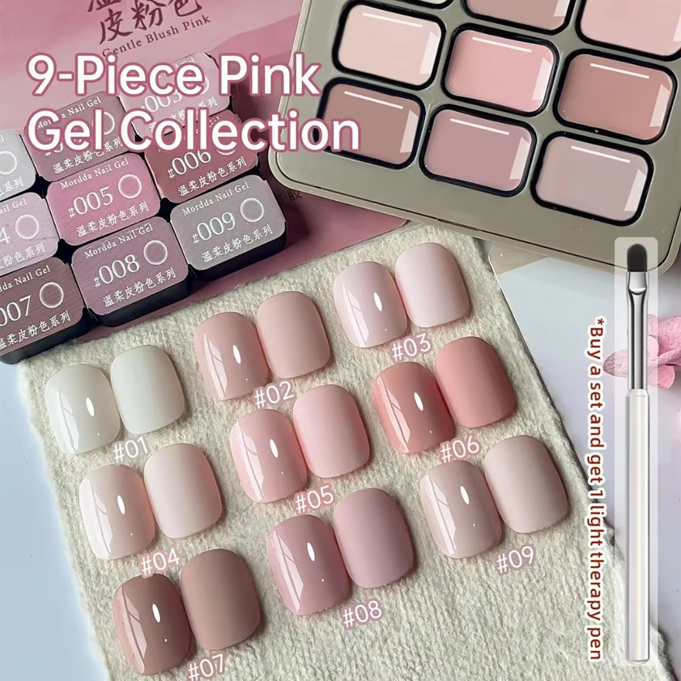 2026 Ensemble de 9 gels de pei - Nail Art Stamping Kit avis et prix
