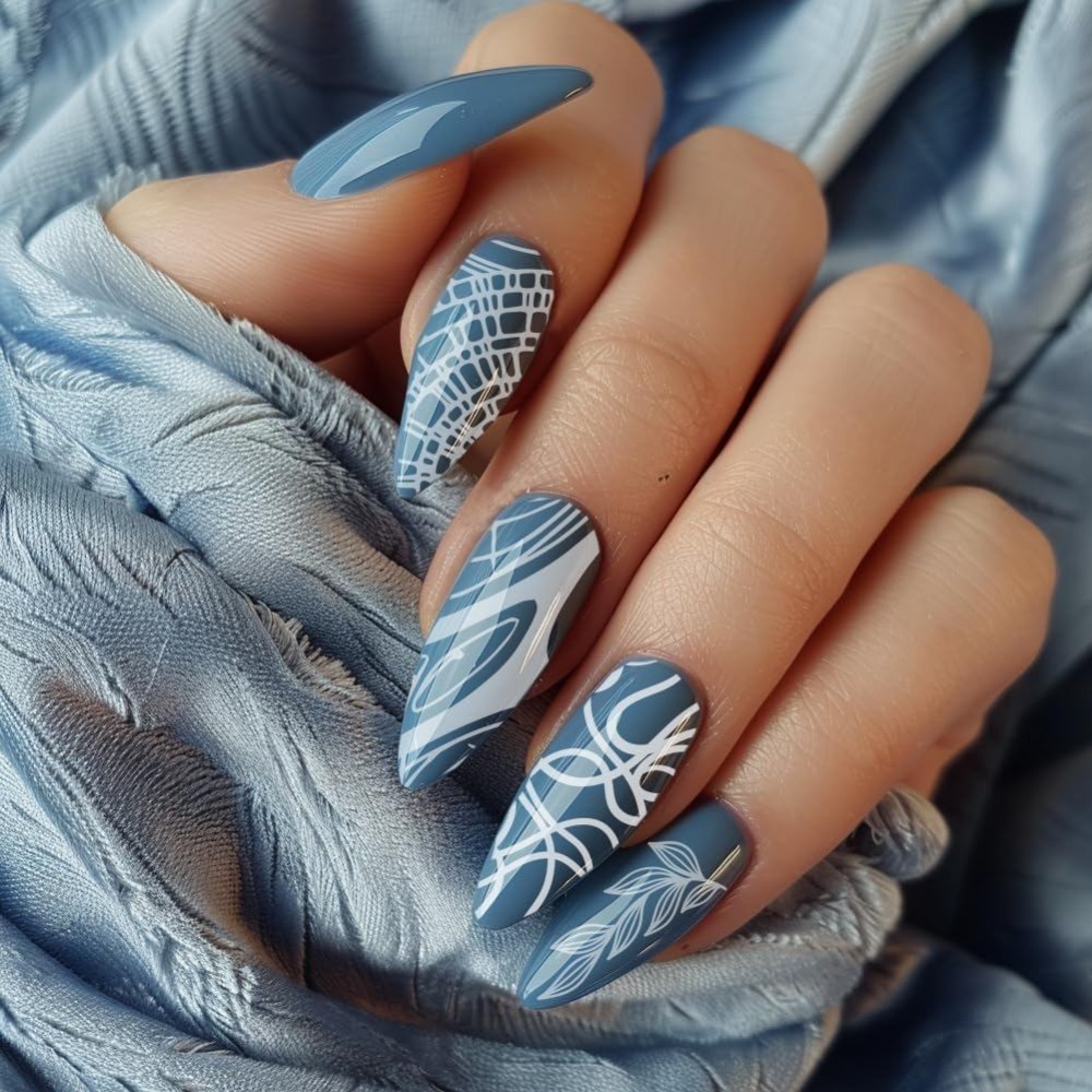 5 pièces de pochoirs pour nail - Nail Art Stamping Kit avis et prix