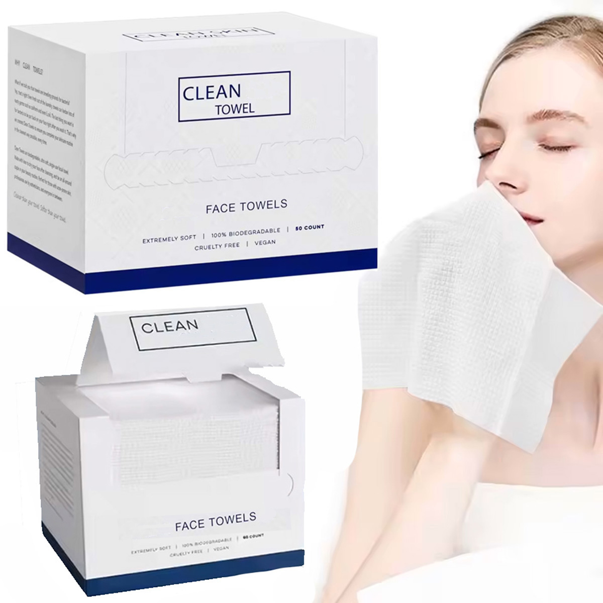 50 pièces/boîte, serviettes je - Beauty Makeup Wholesale avis et prix